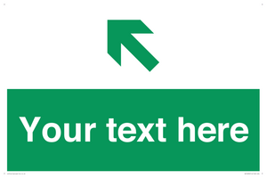 Custom Safe condition: Green Up left arrow